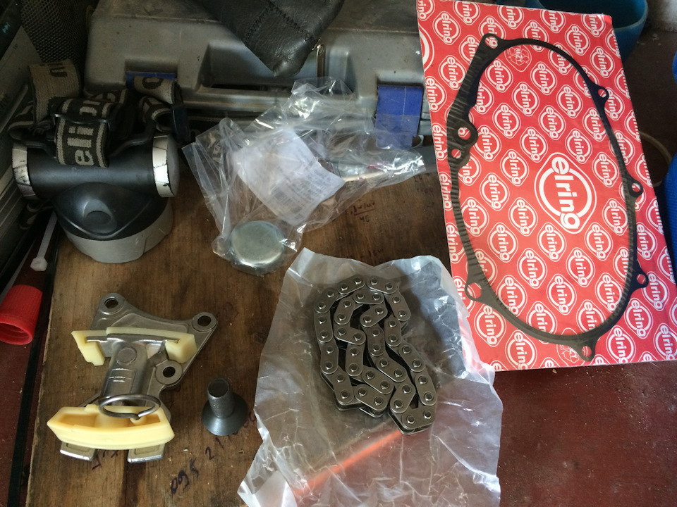 Замена цепи распредвалов. — Audi A4 (B7), 2 л, 2006 года | своими ...