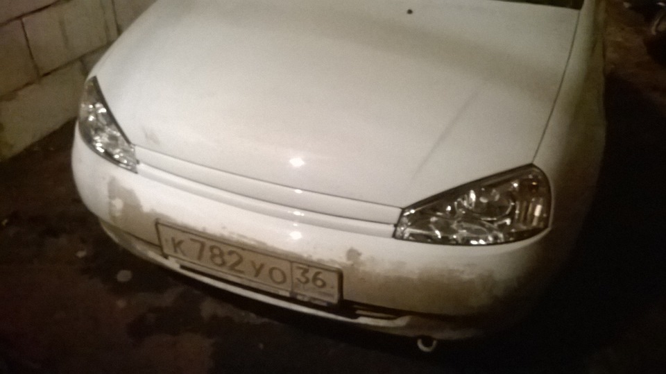 Решетка радиатора — Lada Калина Универсал (1G), 1,6 л, 2012 года ...