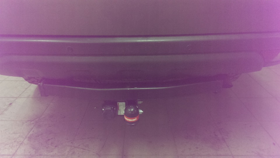 Установка фаркопа. — Mitsubishi Pajero Sport (2G), 2,5 л, 2011 года ...