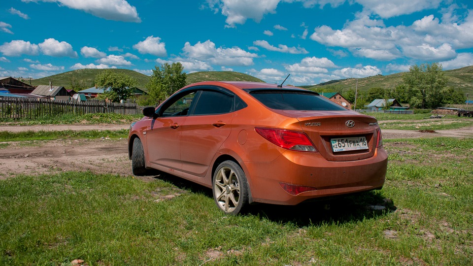 Hyundai solaris цвета