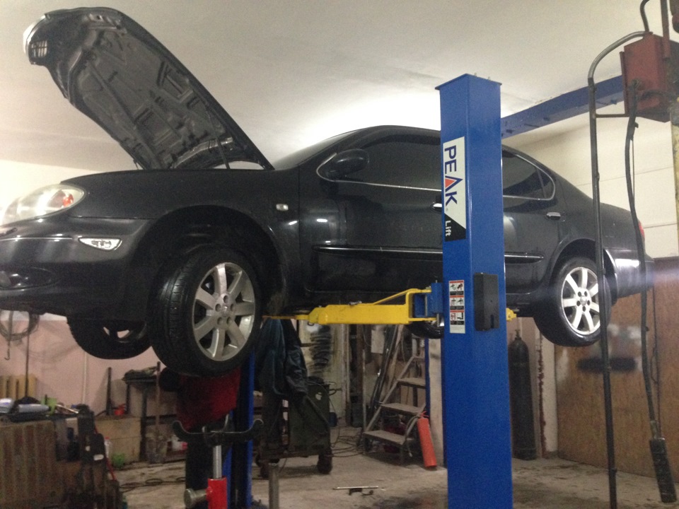 Замена жидкости ГУР (+ промывка системы) — Nissan Maxima QX (A33), 2 л ...