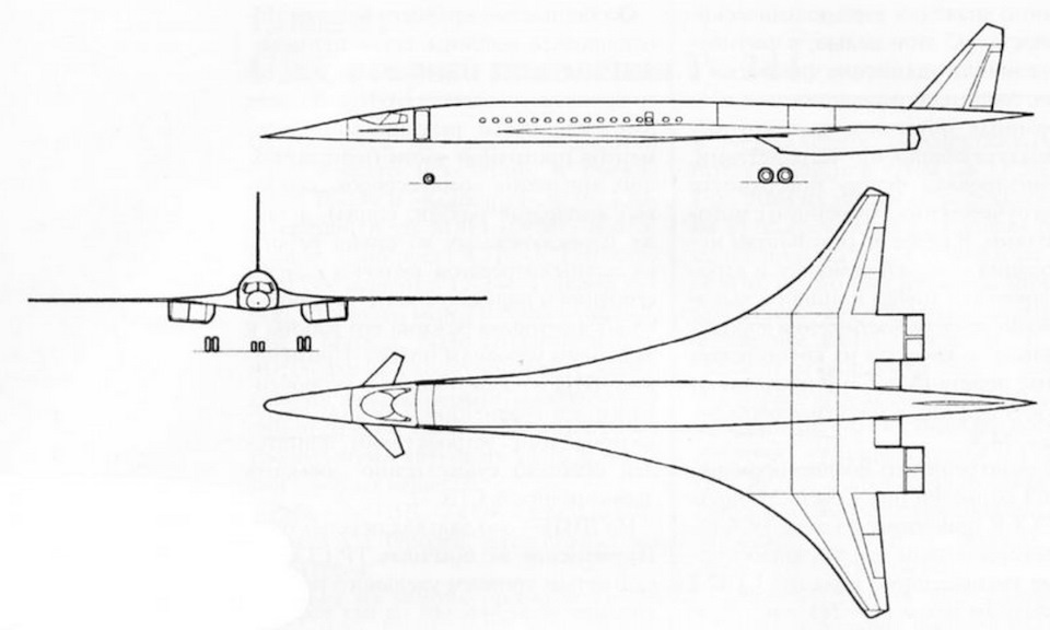 Ту 144 схема