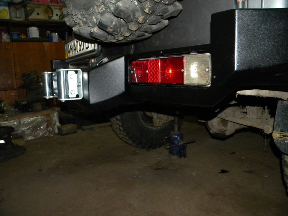 Установка задней лебеды на Дайхатсу Рокки… — Daihatsu Rocky (2G), 2,5 л ...