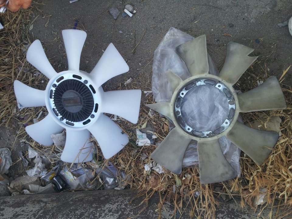 Замена крыльчатки — Mitsubishi Pajero (2G), 2,5 л, 1992 года | поломка ...