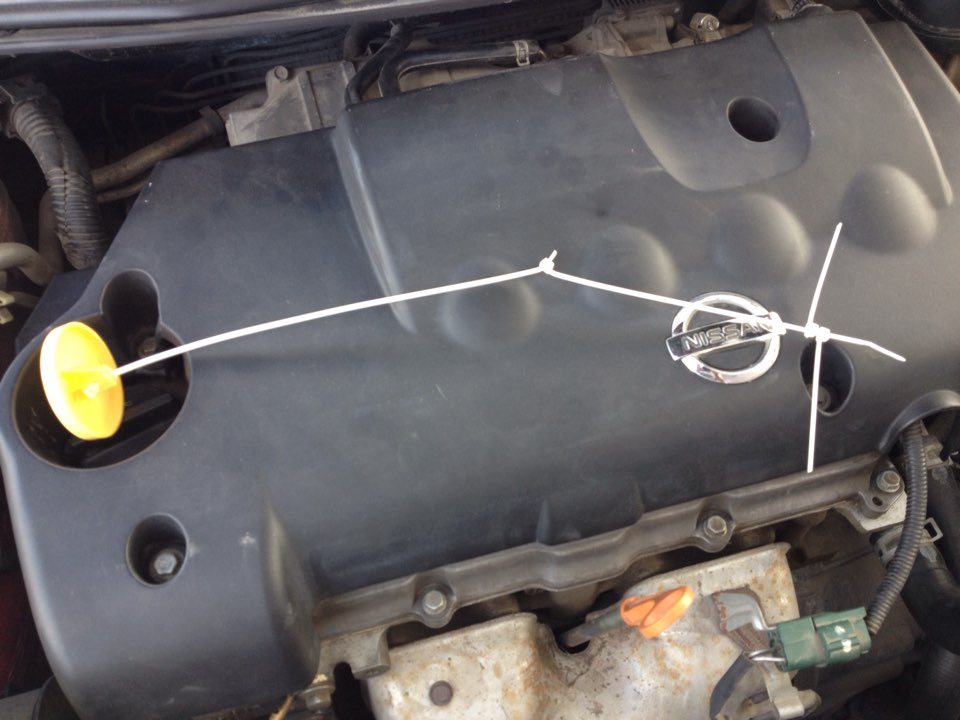 Крышка бачка омывателя — Nissan Primera (P12), 1,8 л, 2005 года ...