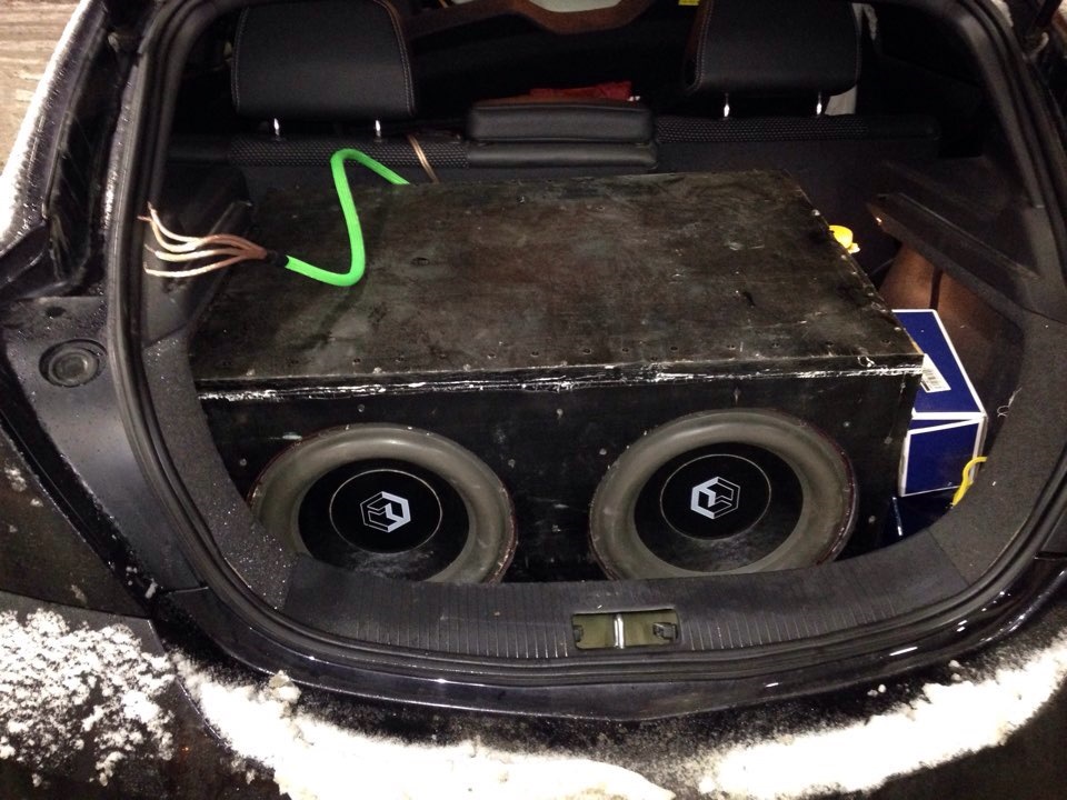 Opel Astra h универсал stels Subwoofer