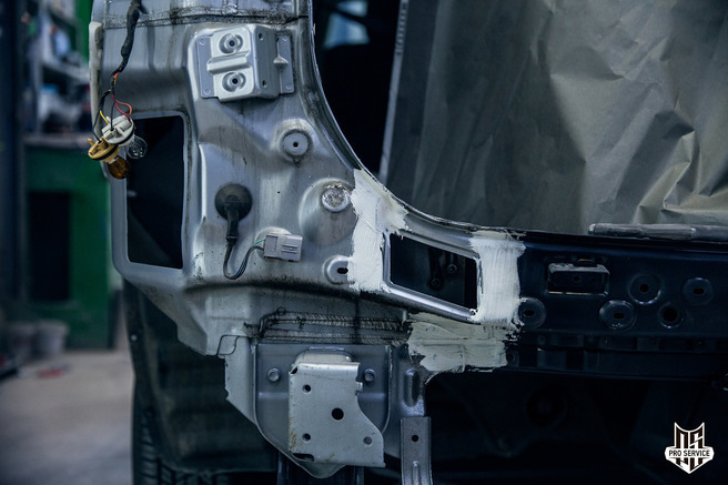 Кузовной ремонт Митсубиси Аутлендер. — Pro-Service на DRIVE2