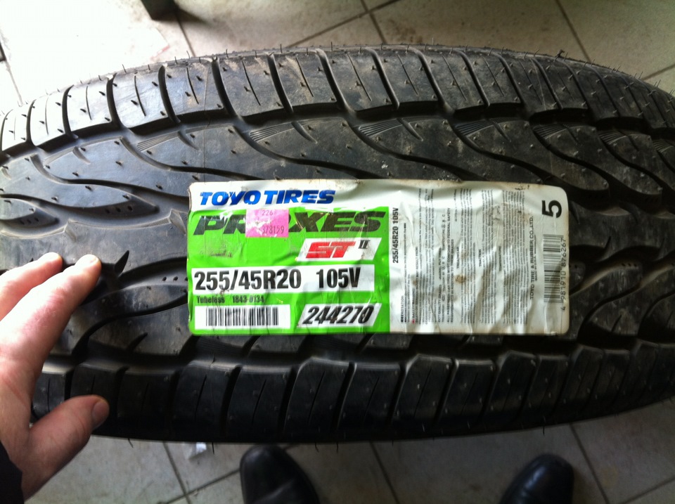 Размерность резины — KIA Sorento (2G)