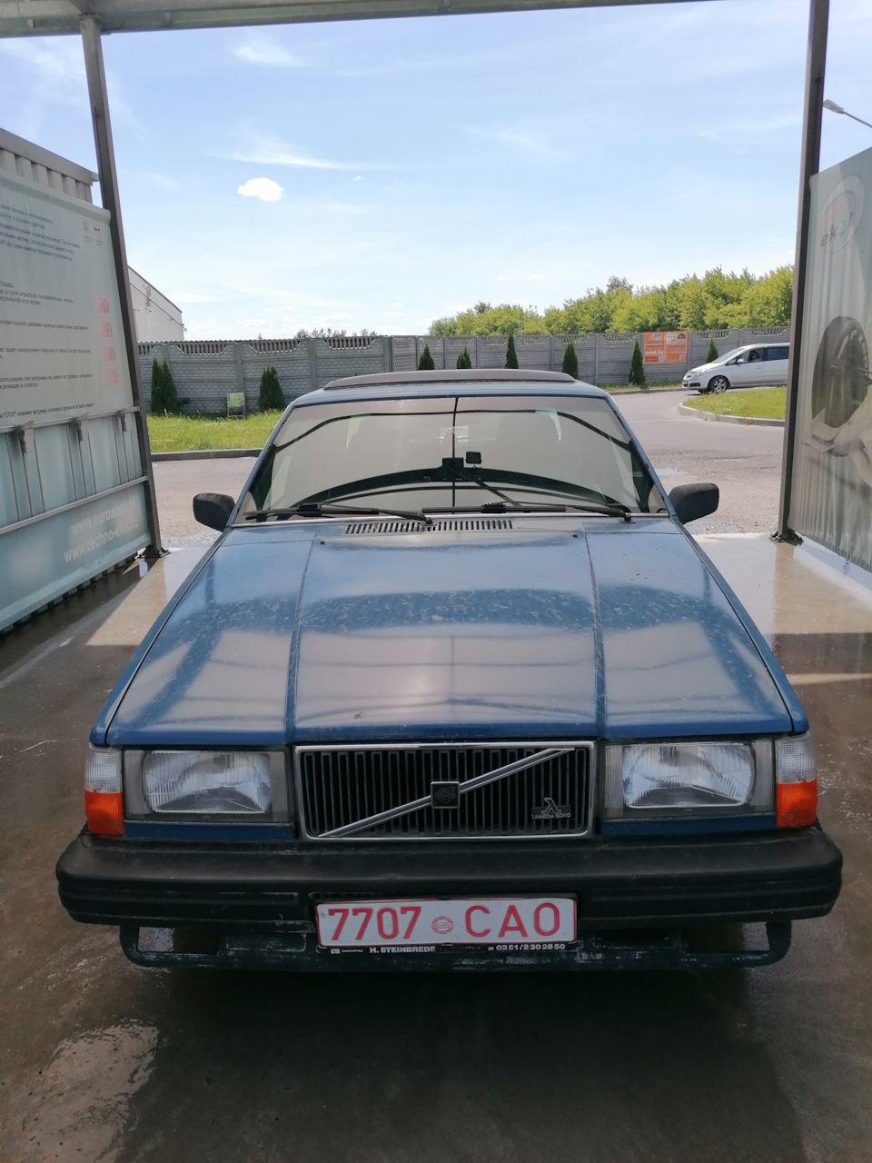 Для папамобиля мойка редкое явление))) — Volvo 740, 2,3 л, 1988 года | мойка  | DRIVE2