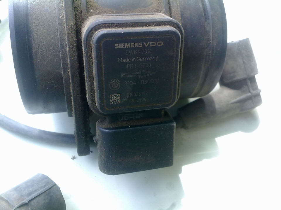 5WK97014 датчик расхода воздуха SIEMENS | Запчасти на DRIVE2