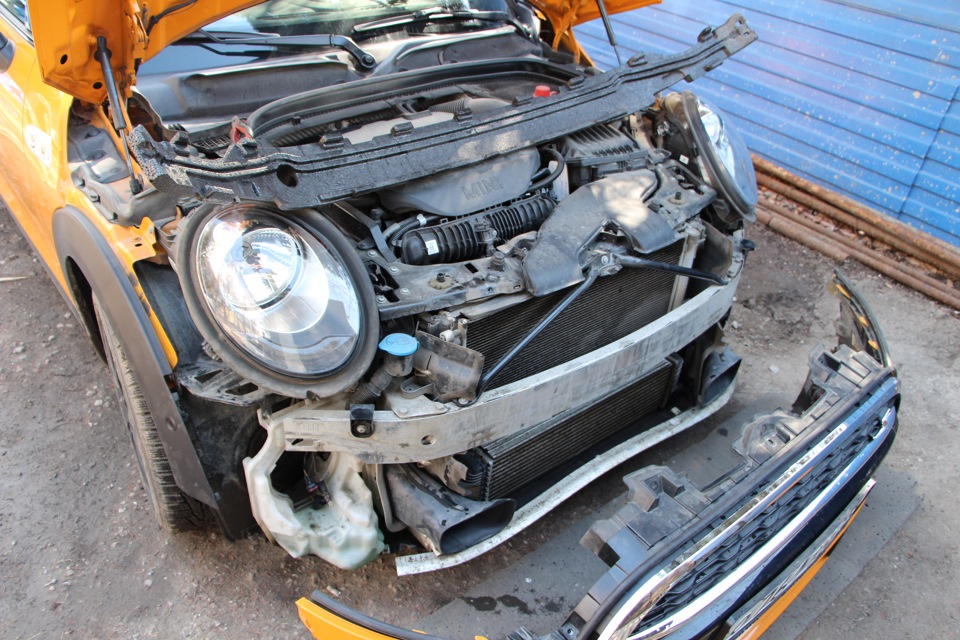 бампер снят — MINI Cooper S Mk III