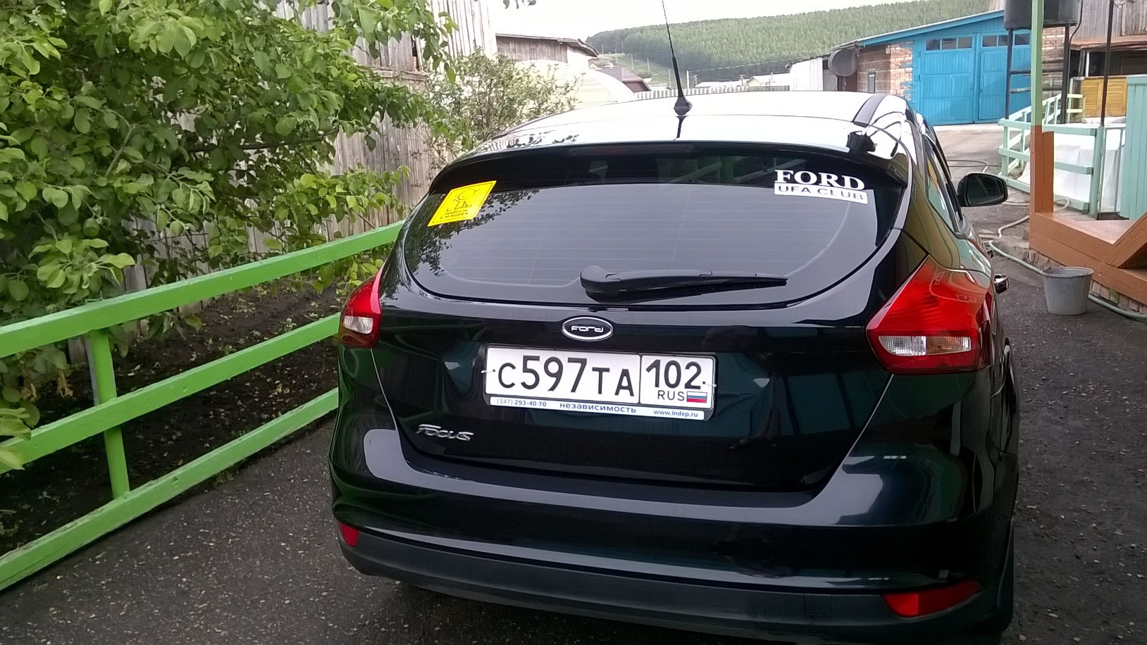 Ford Focus III Hatchback 1.6 бензиновый 2015 | Акулёныш Panter Black ® на  DRIVE2