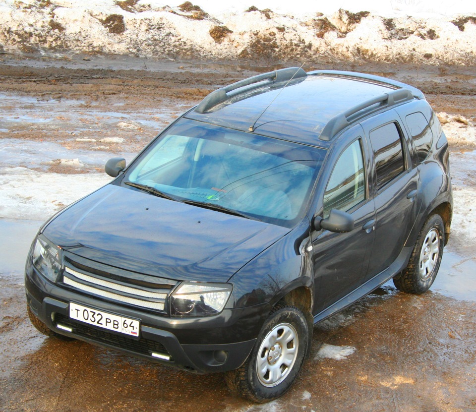 Редкие кадры чистого Дастера весной — Renault Duster (1G), 1,6 л, 2013 ...