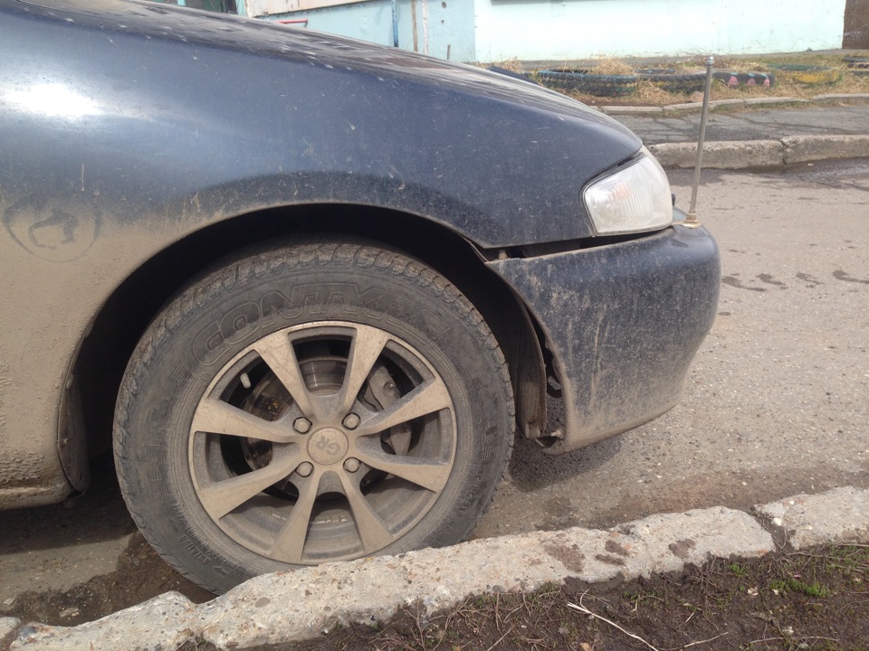 Бампер — Mazda Familia (BH), 1,5 л, 1997 года | своими руками | DRIVE2