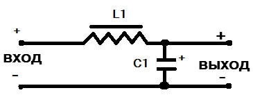 Фильтр помех для магнитолы схема