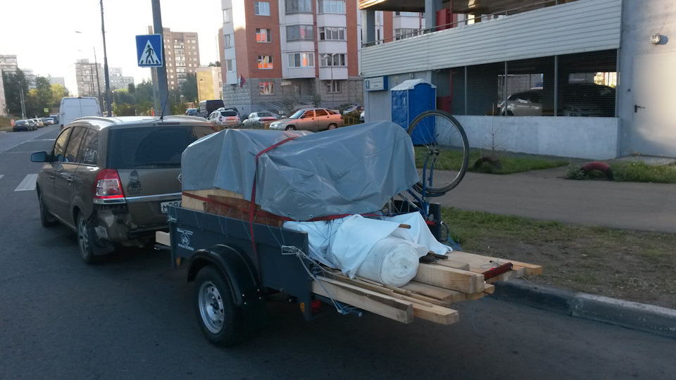 Автомобильный прицеп САЗ 82994 — Lada 4x4 5D, 1,7 л, 2005 года ...