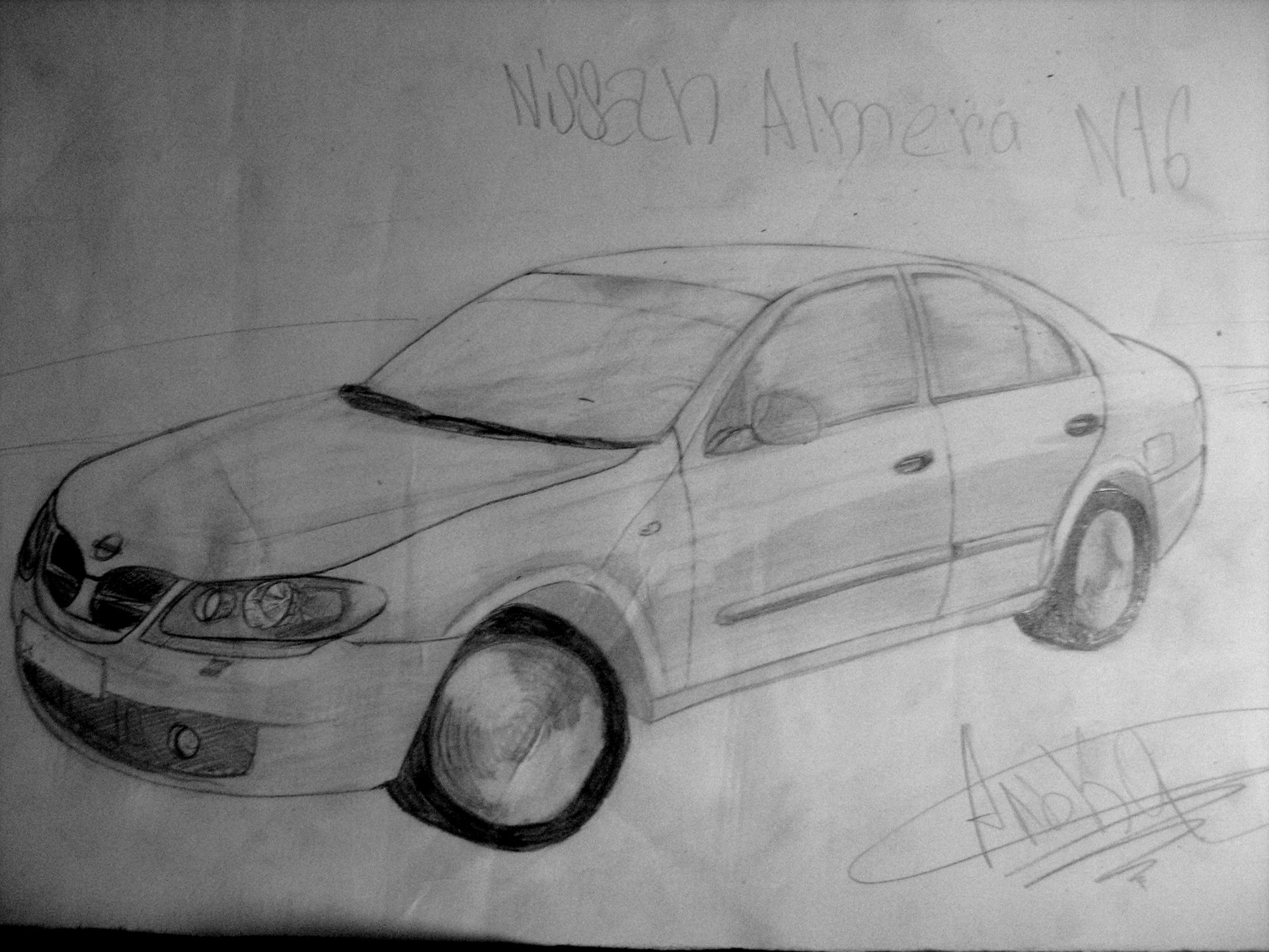 рисунок Nissan Almera Чернушка — DRIVE2