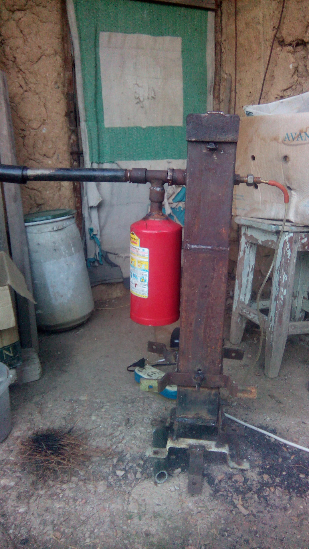 Готовый дымогенератор в работе