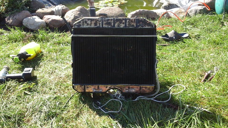 Пайка радиатора — УАЗ 452, 2,4 л, 1986 года | своими руками | DRIVE2