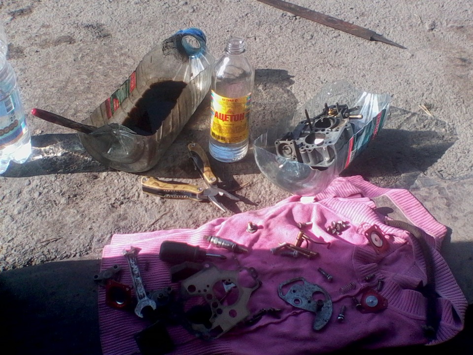 Промывка карбюратора Ваз-21083 — Lada 2109, 1,3 л, 1990 года | поломка ...