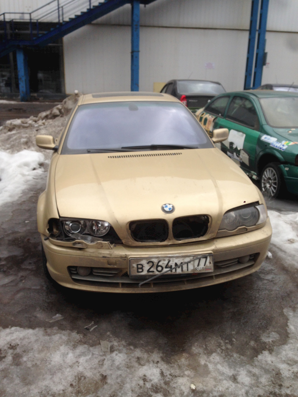 Полная покраска кузова в родной 376 LIGHTGELB METALLIC — BMW 3 series Coupe  (E46), 3 л, 2000 года | кузовной ремонт | DRIVE2