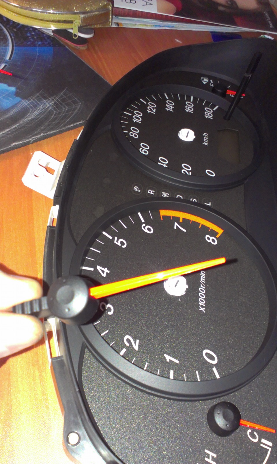 №1 Замена светодиодов в приборной панели!(белые в замен зеленым ...