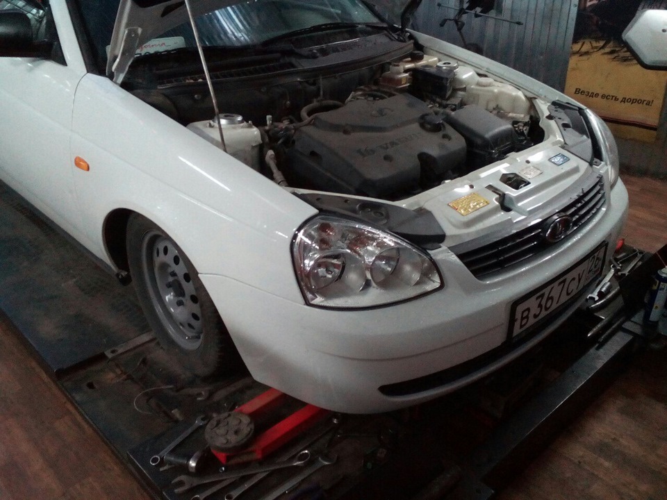 Развал-схождение — Lada Приора хэтчбек, 1,6 л, 2011 года | визит на ...