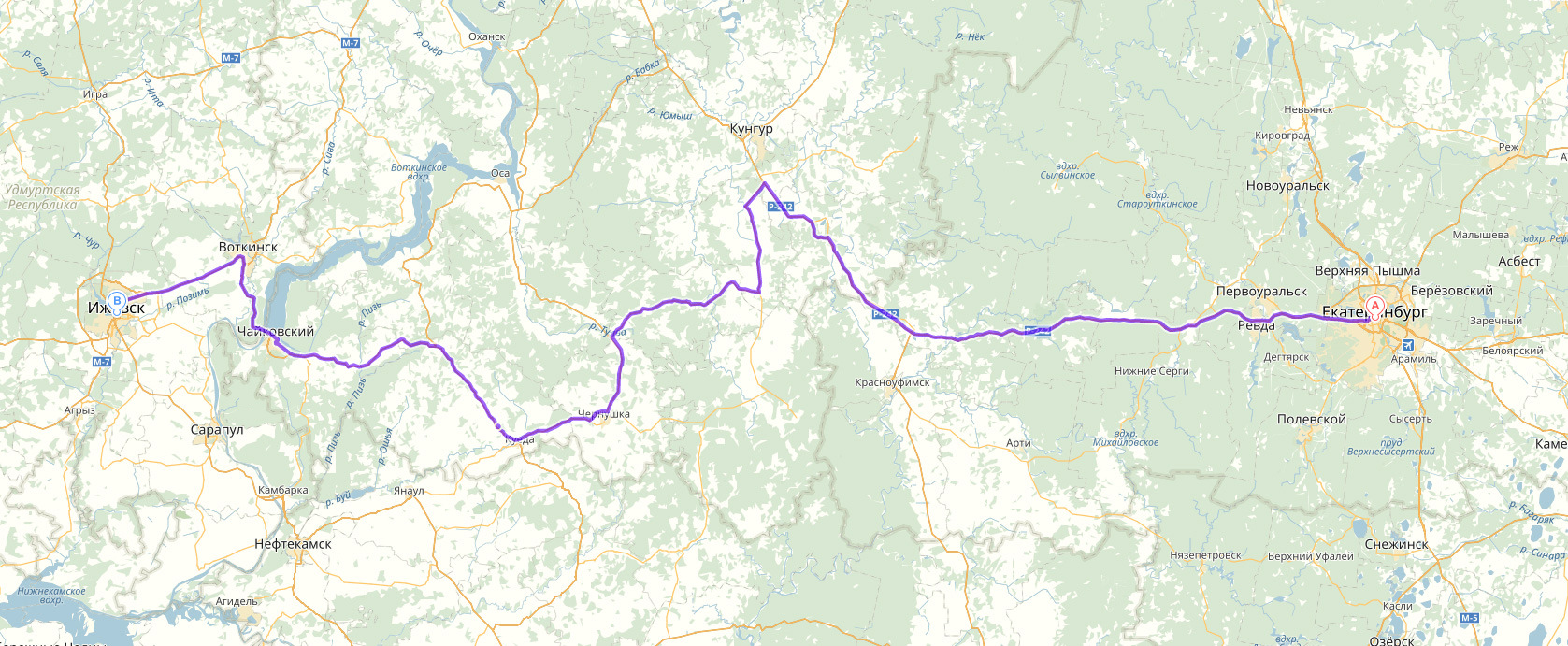 Пермь казань километры. Автодорога Ижевск Екатеринбург. Ижевск Екатеринбург трасса. Ижевск Екатеринбург маршрут на машине. Екатеринбург Ижевск маршрут.