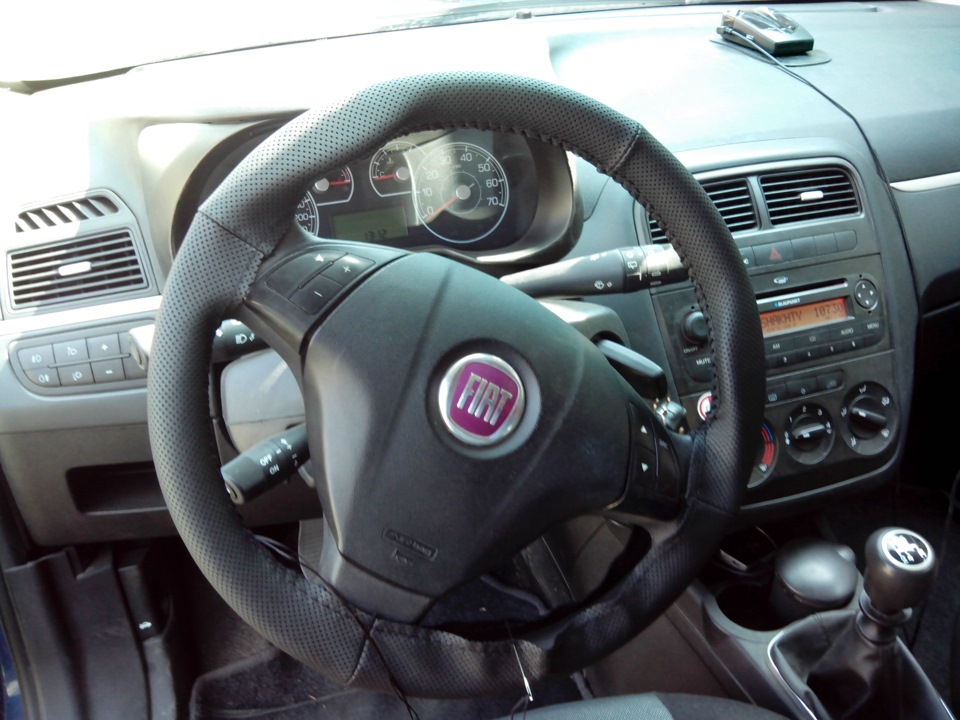 Как снять руль фиат пунто Перетяжка руля кожей - FIAT Grande Punto, 1,4 л, 2007 года тюнинг DRIVE2