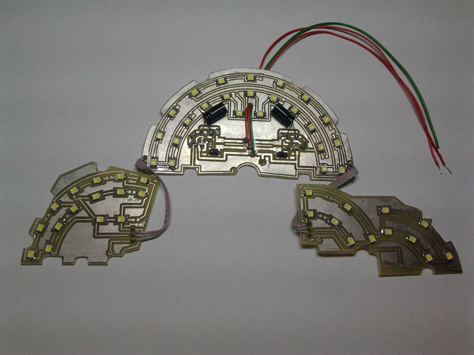 Вставка в приборную панель калина/приора VDO с двухканальным плавным ...