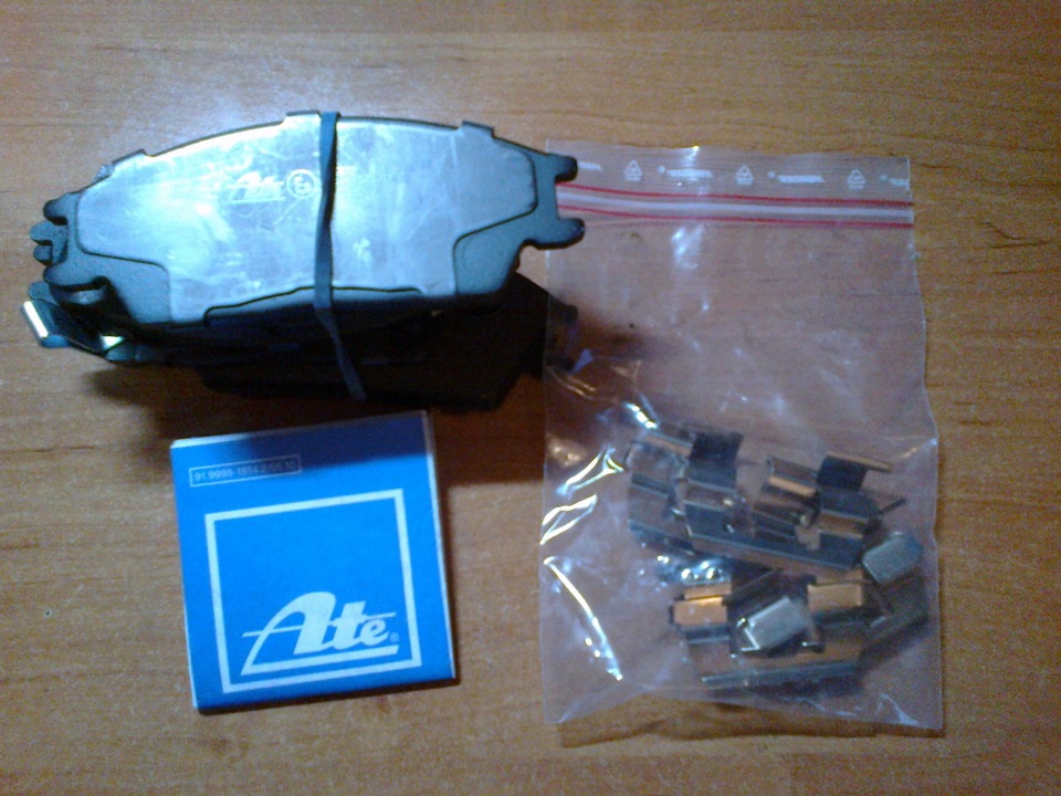тормозные колодки ATE — Hyundai Accent (2G), 1,5 л, 2011 года ...