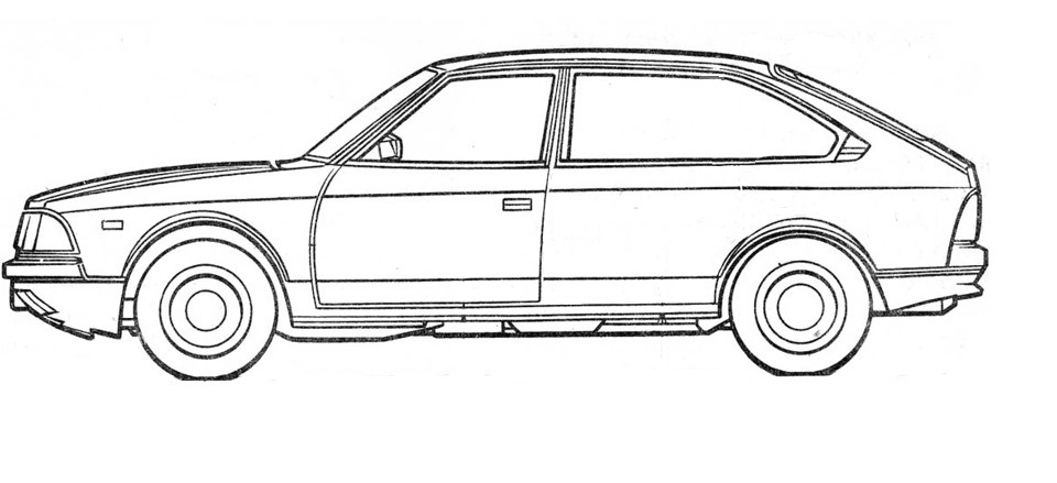 Рисунок москвича 2141