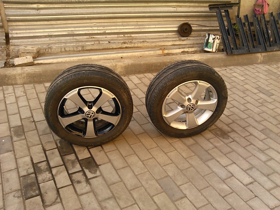 Поставил диски — Volkswagen Golf Mk5, 1,6 л, 2008 года | колёсные диски ...