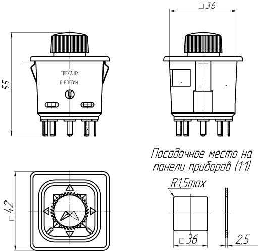 Схема подключения зеркал газ 31105