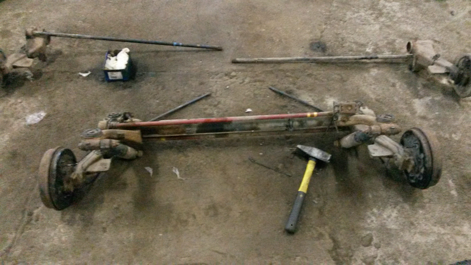 Первый ремонт. Задняя балка. Falling in love with you… — Peugeot 206, 1 ...