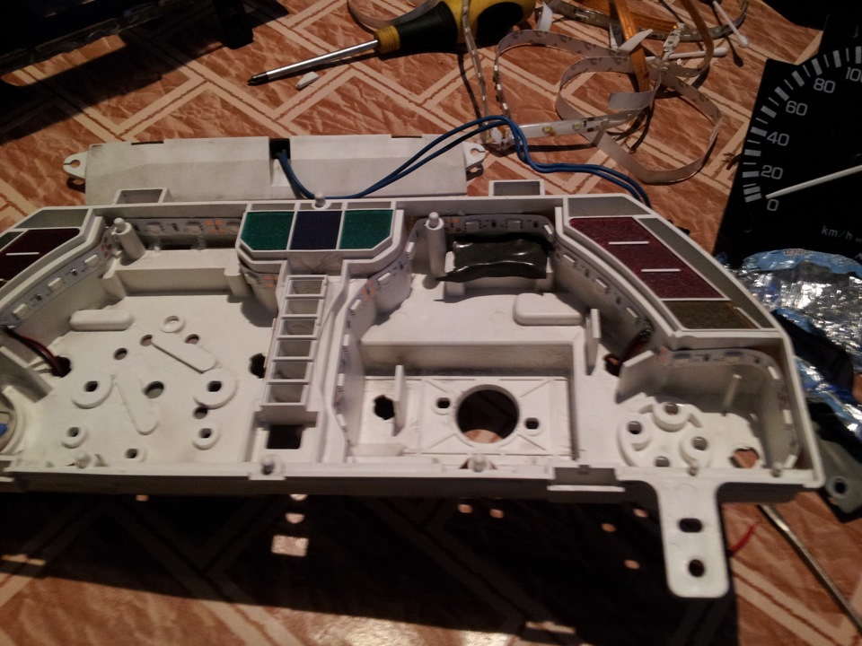 Панель приборов, климат за одно и габариты с подсветкой номера! — Honda ...