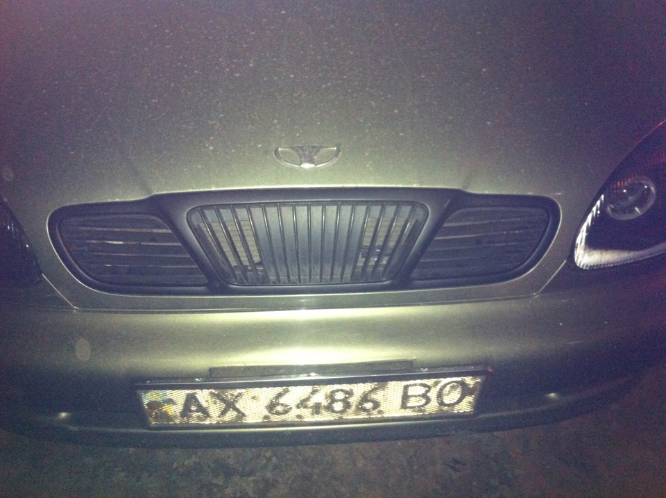 Решил переделать решетку радиатора на свой вкус — Daewoo Lanos, 1,5 л ...