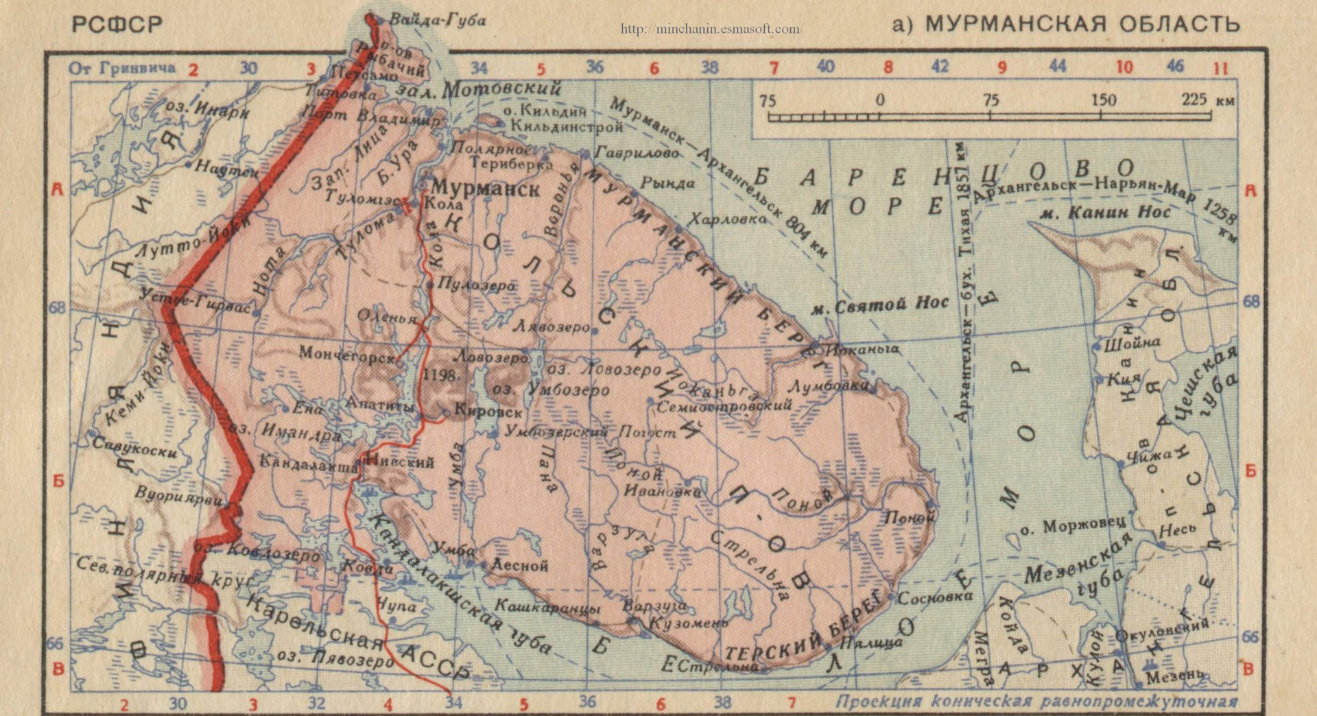 28 Мая 1938 — образована Мурманская область