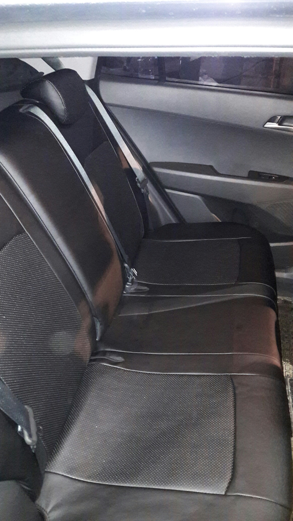 Чехлы эко-кожа =) — Hyundai Creta (1G), 1,6 л, 2016 года | фотография ...