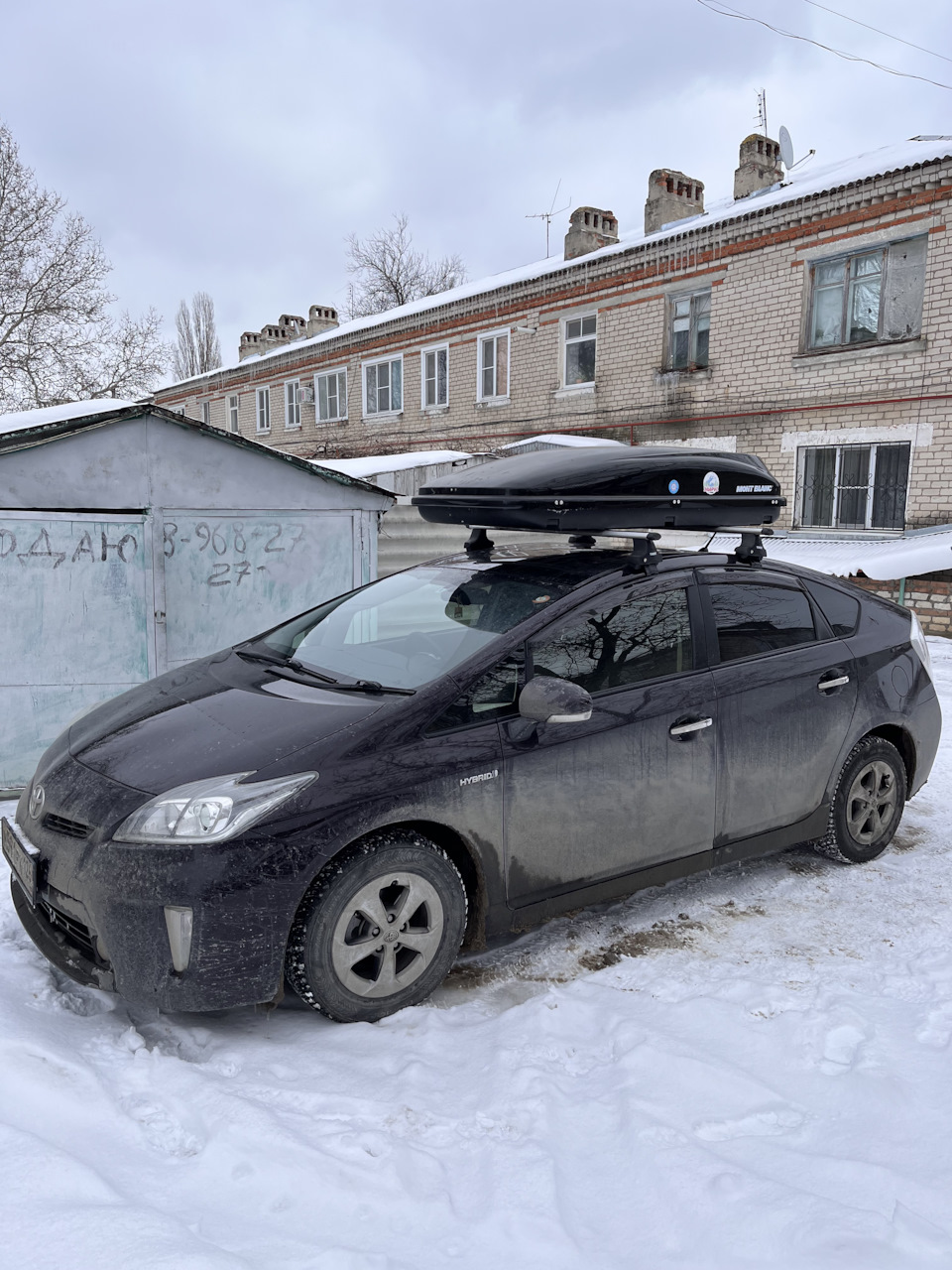 Багажник на крышу Thule — Toyota Prius (30), 1,8 л, 2012 года | аксессуары  | DRIVE2