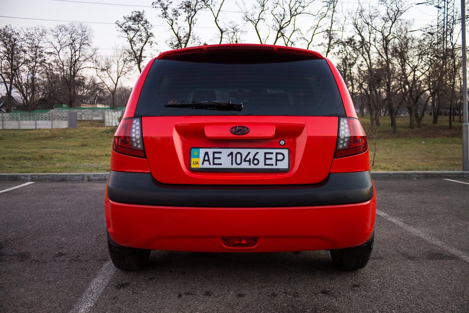 Hyundai getz задние фонари тюнинг