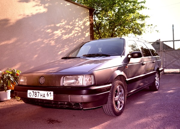Vagon4ik после водных процедур! — Volkswagen Passat Variant (B3), 2 л ...