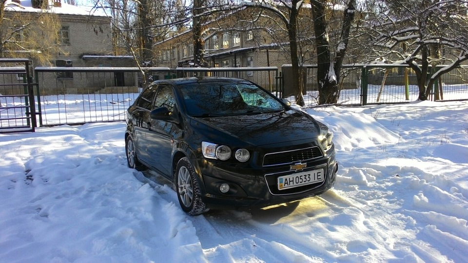Новогоднее настроение — Chevrolet Aveo Sedan (2G), 1,6 л, 2013 года ...