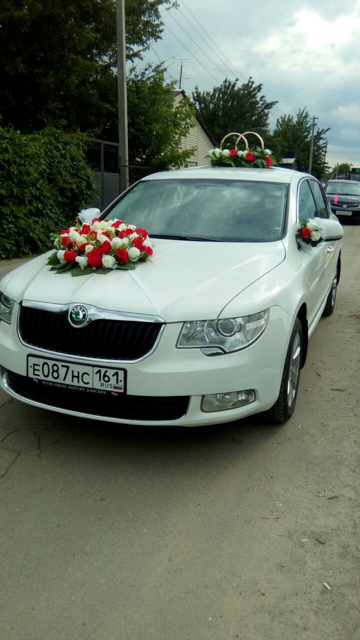 Самая лучшая свадебная машина)) — Skoda Superb Mk2, 1,8 л, 2010 года |  просто так | DRIVE2