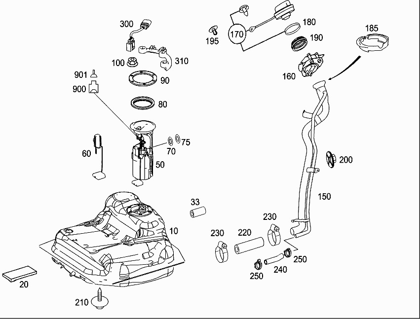 Выстрелы под защитой — замена прокладки бензонасоса — Mercedes-Benz A ...