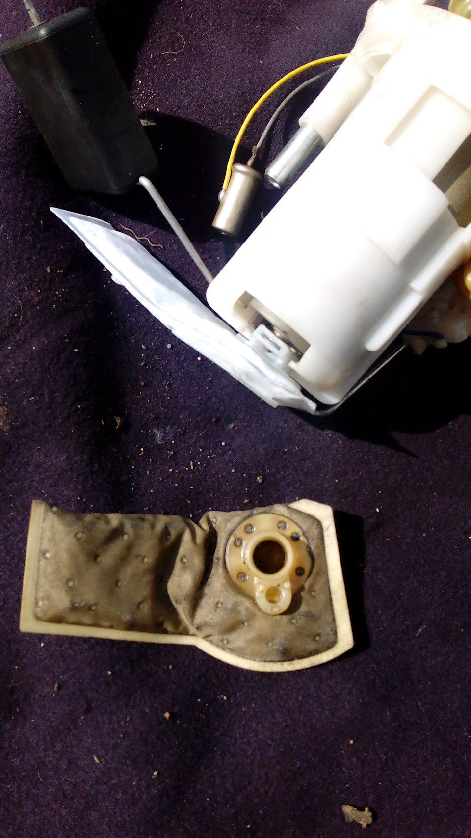 замена сетки в бензобаке — Chevrolet Lacetti 5D, 1,6 л, 2009 года ...