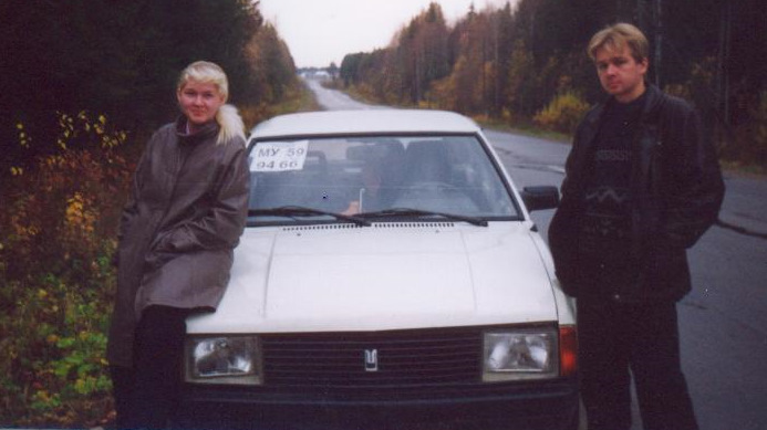 Масяня жжот)) — Москвич 2141, 1,8 л, 1993 года | просто так | DRIVE2