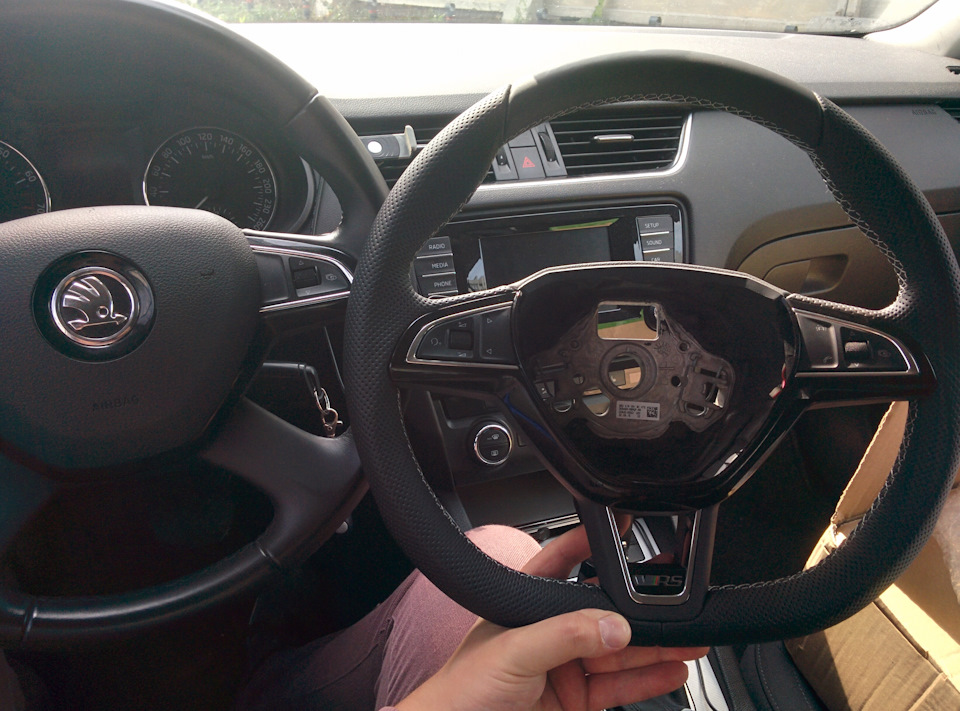 руль skoda octavia a7