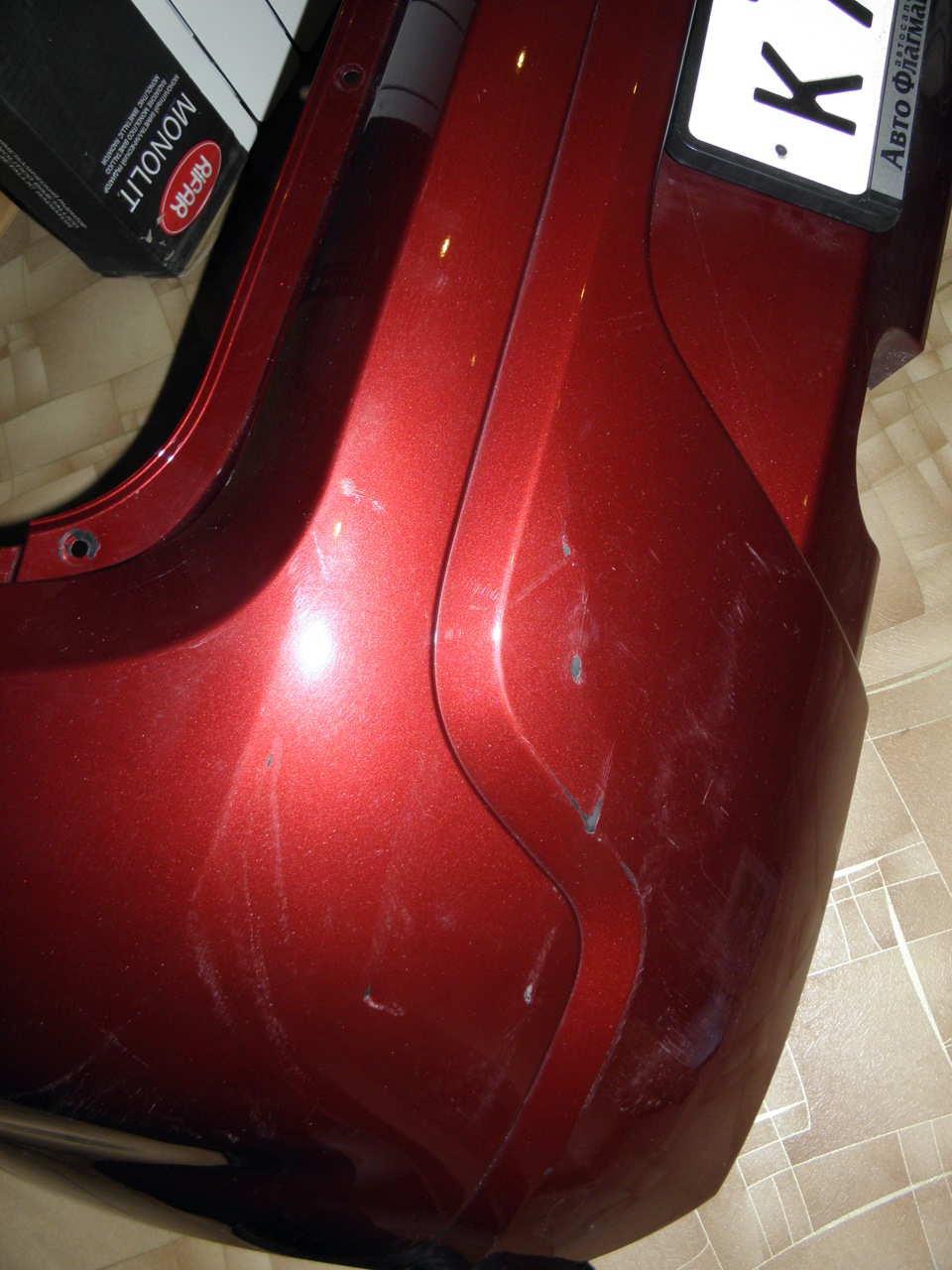 Запаял задний бампер — Renault Sandero 1G, 1,6 л, 2012 года | кузовной ...