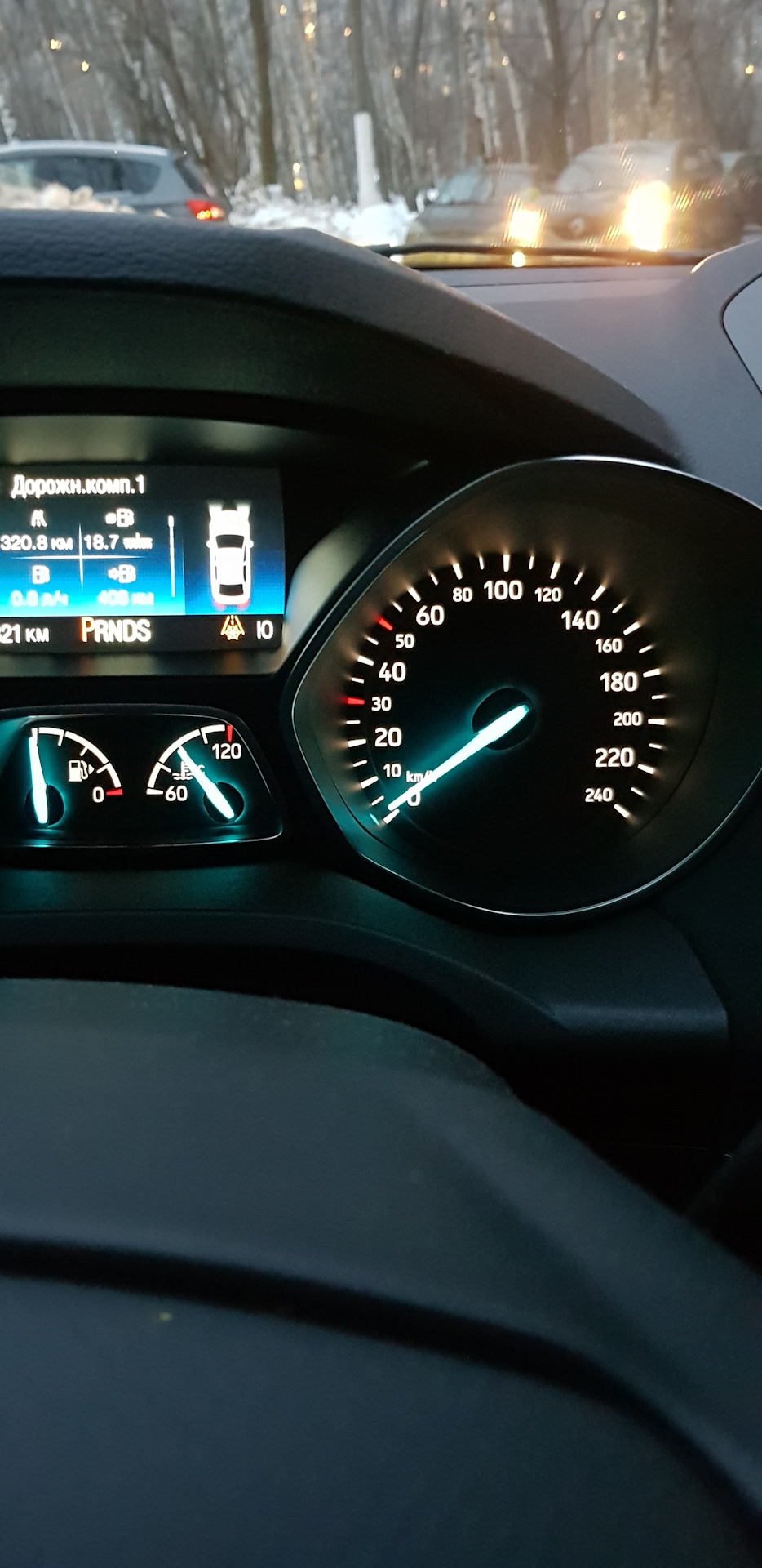Показание спидометра — Ford Kuga (2G), 1,5 л, 2017 года | наблюдение ...